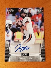 2020 Leaf Draft Autographs #BAJL3 Jake Luton Oregon St Rookie QB