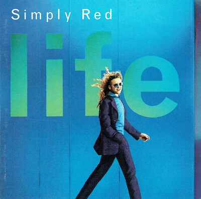 (CD) Simply Red - Life - Fairground, Never Never Love, So Beautiful, u.a.