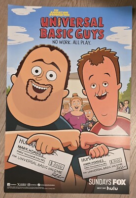 Universal Basic Guys Poster Limited Edition 17'' x 11'' NYCC 2024 Giveaway Fox 