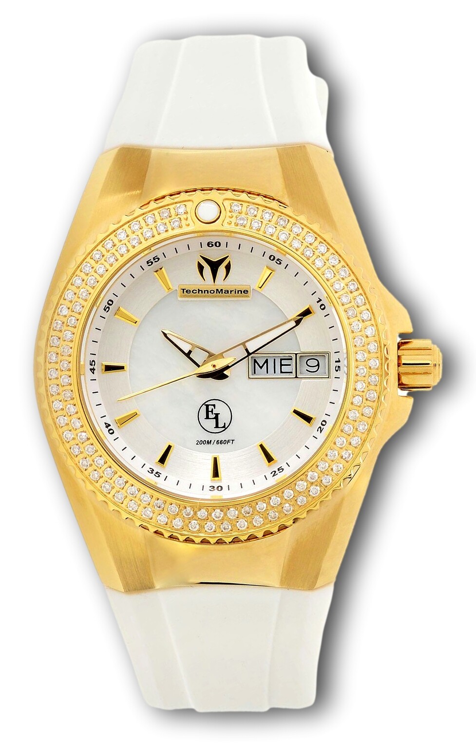 TechnoMarine Eva Longoria 0.59ctw Diamond Women's Swiss Quartz Watch TM-416005