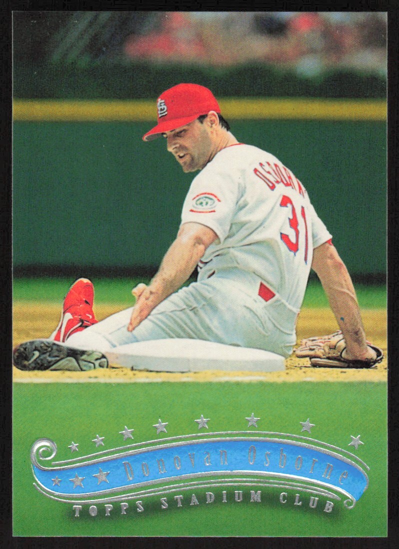 1997 Topps Stadium Club Members Only Donovan Osborne #91 St. Louis Cardinals