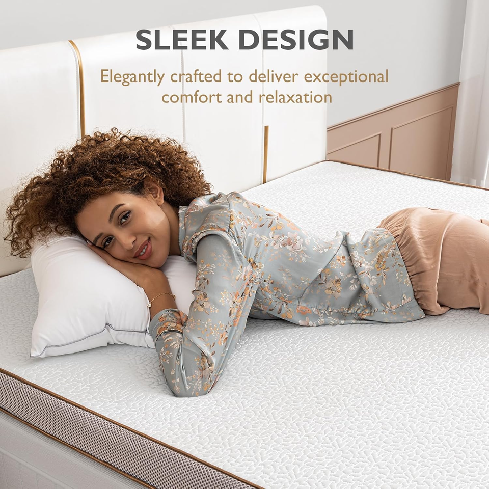 3 Inch Mattress Topper Queen Gel Infused Memory Foam Mattress Topper