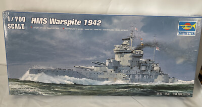 Trumpeter 05795 Kit 1/700 ~ HMS WARSPITE 1942 - Royal Navy Battleship ~ NIB 