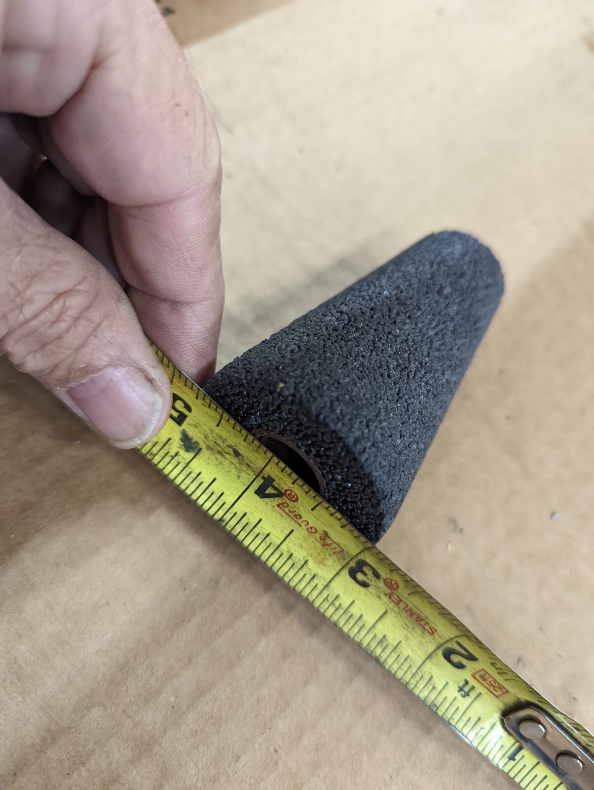 grinding wheel cone 1-3/4 x 1-1/8 x 3L 5/8-11 tpi  for straight or angle grinder