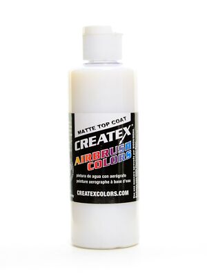 Createx Airbrush Matte Top Coat - 4 oz. bottle