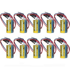 10x MR-BAT ER17330V/3.6V Mitsubishi A6BAT PLC Battery for FANUC CNC System Power