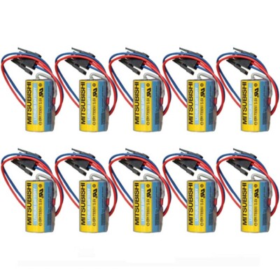 10x MR-BAT ER17330V/3.6V Mitsubishi A6BAT PLC Battery for FANUC CNC System Power