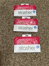 Stasher Reusable Silicone Storage Bags - NEW - Snack (3)