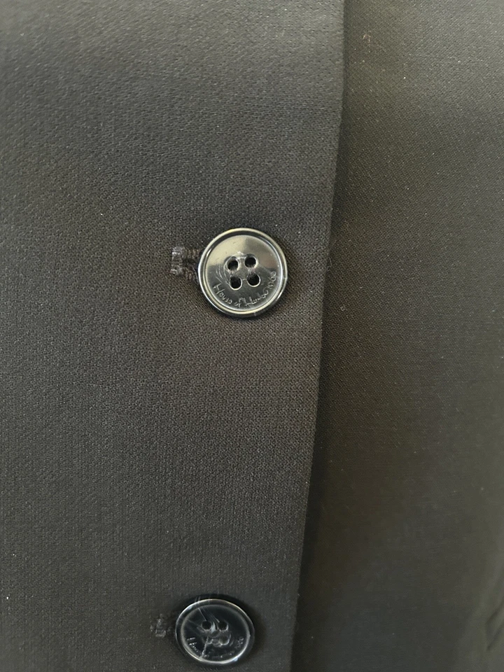 Chaleco Christian Lacroix Cuello Cuadrado Abotonado Negro Mujer’s Talla XS Foto 2 de 4