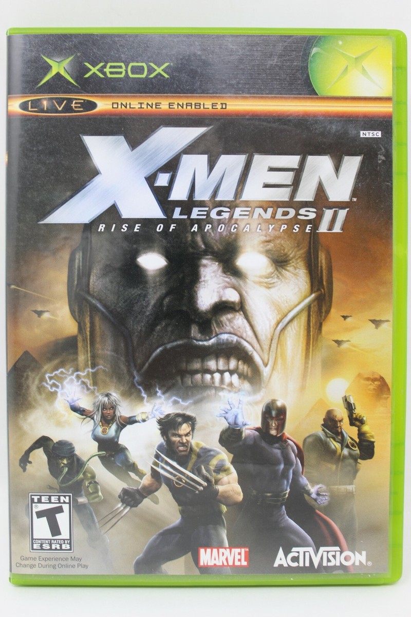 X-Men Legends II 2 Rise Of Apocalypse Complete CIB Original XBOX
