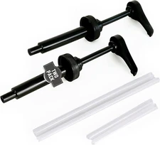 1 Gallon Pump Dispenser (2-Pack) Compatible with 5 Gallon Bucket Pump