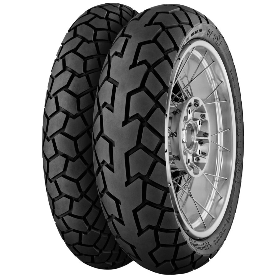70/30 ADV Tyres Continental TKC70 110/80 R19 59V & 180/55 ZR17 73W TL Pair