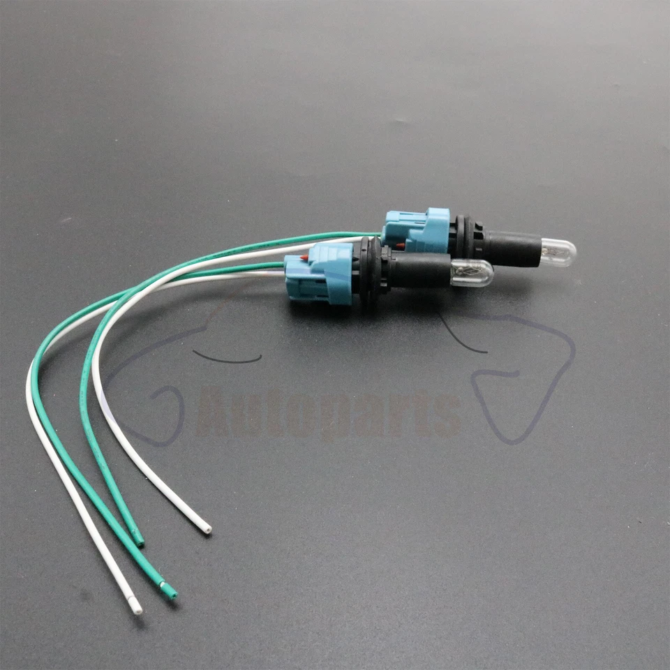 Se adapta a Toyota Universal MDX ES NX 2 piezas lámpara de estacionamiento bombilla y arnés de enchufe Foto 4 de 4