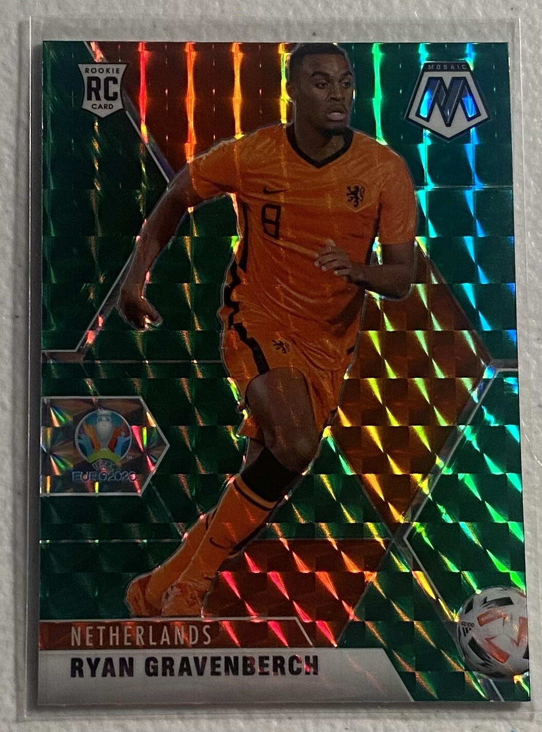 2021 Mosaic UEFA EURO 2020 Ryan Gravenberch Mosaic Green RC Netherlands