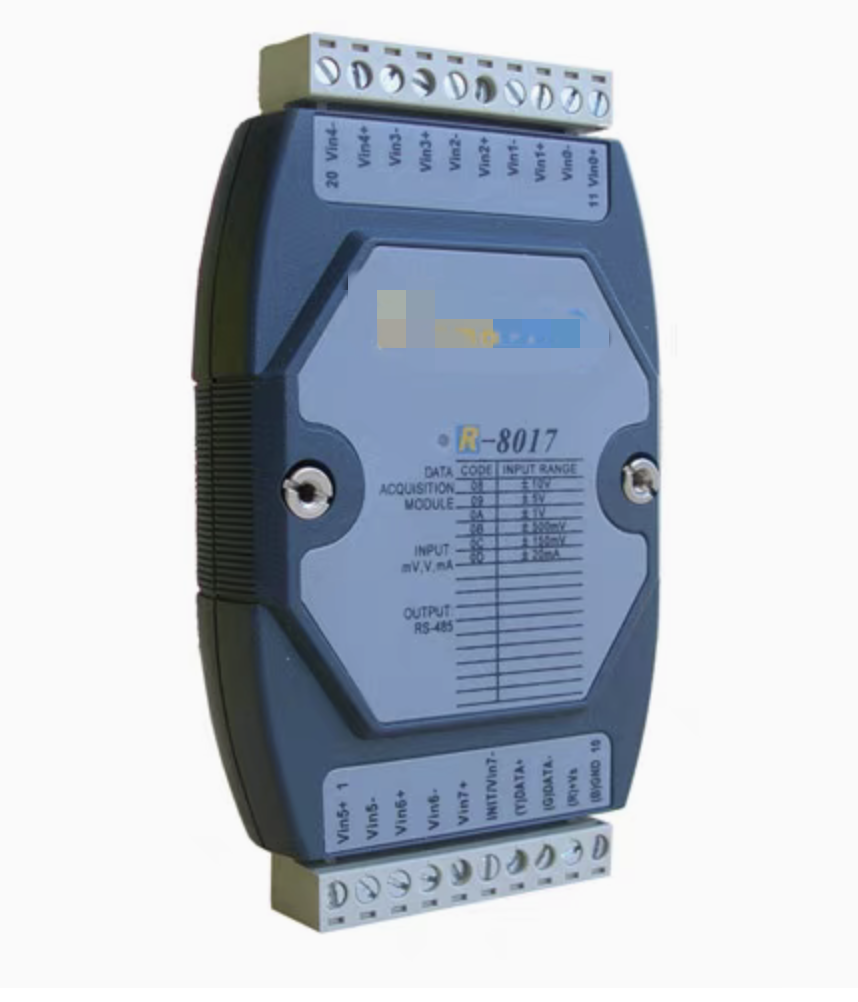チェンジ one R-8017 acquisition module. RS485 bus 8 isolated analog input