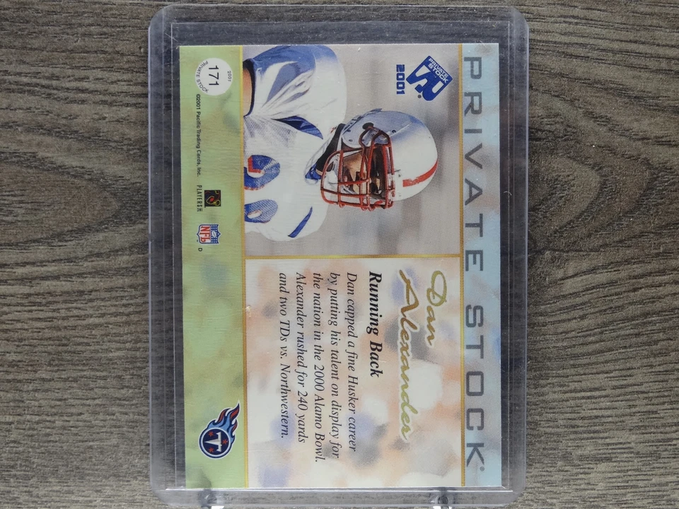 2001 Private Stock Silver Framed #171 Dan Alexander RC /99 - Image 2 of 2