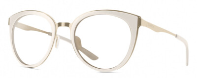 Smith Optics Somerset Designer Lesebrille Weißgold Katzenauge 53mm