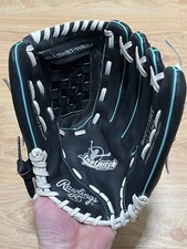 RAWLINGS FASTPITCH SOFTBALL LEATHER BASKET WEB GLOVE MITT 11.5 INCHES WFP115MT