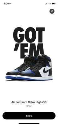 snkrs royal toe