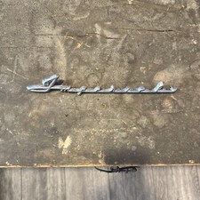 Chrysler Imperial Emblem Badge Script Trim  Metal  1598056 Dg