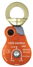 Omni Block Swivel Pulley Loss Proof (1.5 Single Orange) Rock Exotica