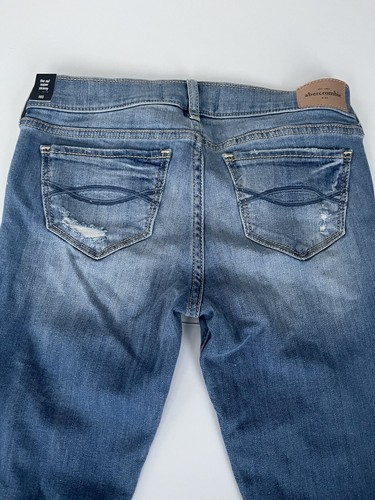 NWT Abercrombie Kids sz 16 Slim Denim Jean Blue NEW - Picture 2 of 2
