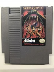 Swords and Serpents NES Game + Box Complete Original