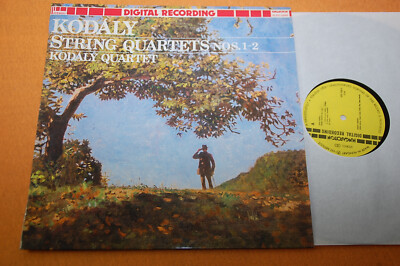 Kodaly Quartet Kodaly String Quartets 1 &2 Hungarian Hungaroton Digital 80s NM