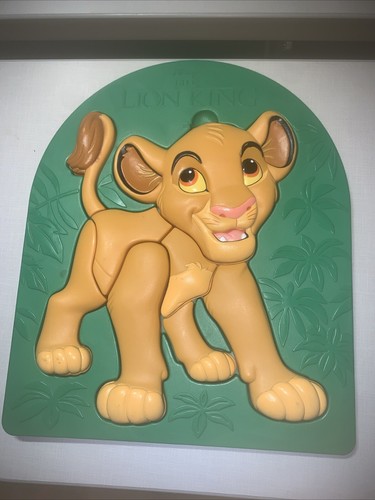 Disney Lion King Young Simba 3D Puzzle Mattel 8 Pieces Complete Vintage 1993