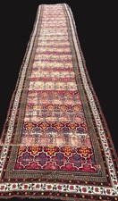 A SENSATIONAL ANTIQUE HANDMADE TRADITIONAL VEGETARIAN EX L RUNNER (966x154cm)x
