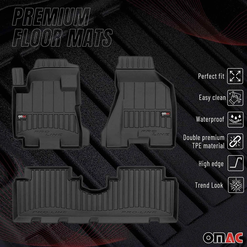 Alfombrillas premium OMAC para Hyundai Tucson 2005-2009 para todo tipo de clima de alta resistencia Foto 2 de 4