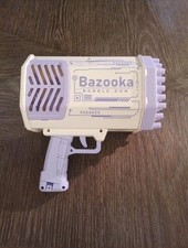 69-Hole Bubble Gun Bazooka   Battery-Powered Automatic Bubble Needs Battery