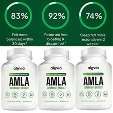 3X Organic Alevia AMLA Superfruit Extract - 60 capsules