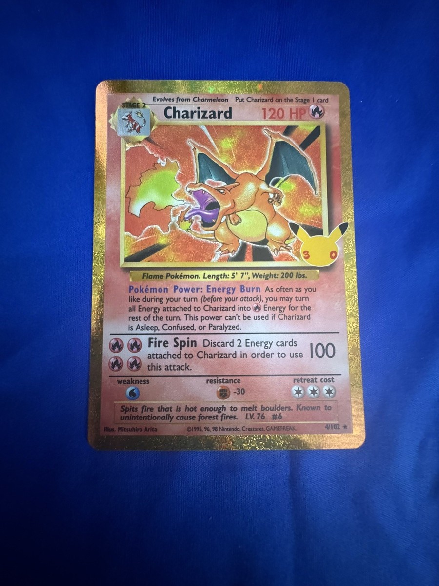 ポケモンカードゲーム Charizard 4/102 Charizard 4/102 Pokémon 30th Anniversary Celebration Classic