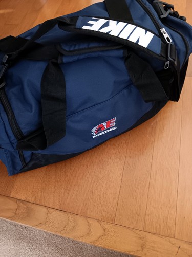 Nike Brasilia 6 Medium Duffle Bag(BA4829-401) BLUE - Picture 5 of 6