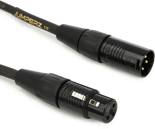 JUMPERZ JGM-15 Gold Microphone Cable - 15 foot