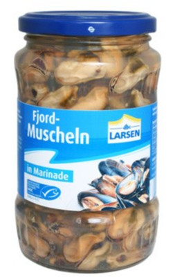 LARSEN Muscheln in Marinade 350g Abtropfgewicht 200g