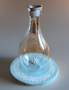 MAYU swirl Structured water carafe 1.5 liter Vortex Technology BottleONLY No Lid