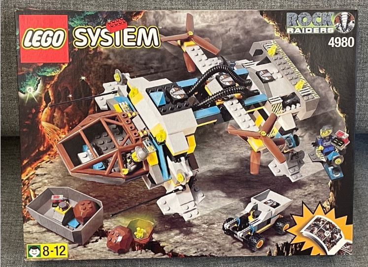 LEGO 4980 Rock Raiders Tunnel Transport Sealed Free shipping