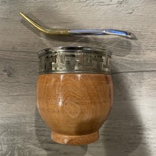Yerba Mate Gourd Set -Mate Imperial algarrobo...