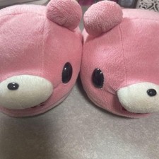 Gloomy Bear Plush Slippers Pink CGP-112 Rare 2008 Official Chax GP Rare