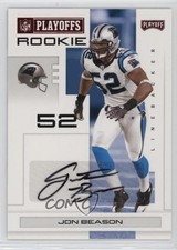 2007 Playoff NFL Playoffs Rookie Red Signatures 1/100 Jon Beason #147 Auto ld5