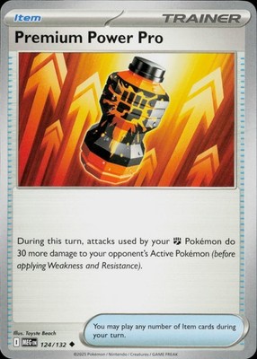 Premium Power Pro MEG ME01: Mega Evolution #124/132 Uncommon NM