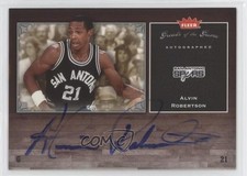 2005-06 Fleer Greats of the Game Auto Alvin Robertson #GG-AR Auto 0u0w