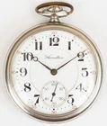 Antique Hamilton 16s 17j 972 Pocket Watch 14k WGF Case Runs!