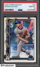 2025 Topps Holiday #H1 Shohei Ohtani Los Angeles Dodgers PSA 10 GEM MINT