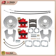 For Gm Fx Body 10 12 Bolt Red Rear Disc Brake Kit