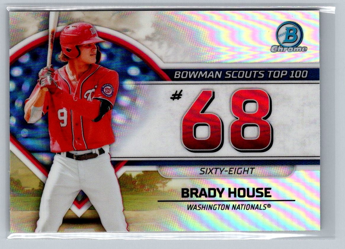2023 Bowman #BTP-68 Brady House Bowman Scouts Top 100
