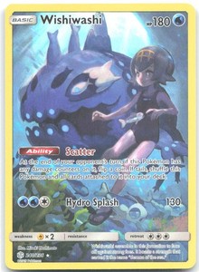 Wishiwashi 240/236 Cosmic Eclipse Secret Rare Holo Full Art