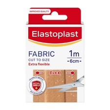 Fabric Cut To Size Plaster Roll 1M X 6Cm Extra Flexible Water Repellent Tape ...